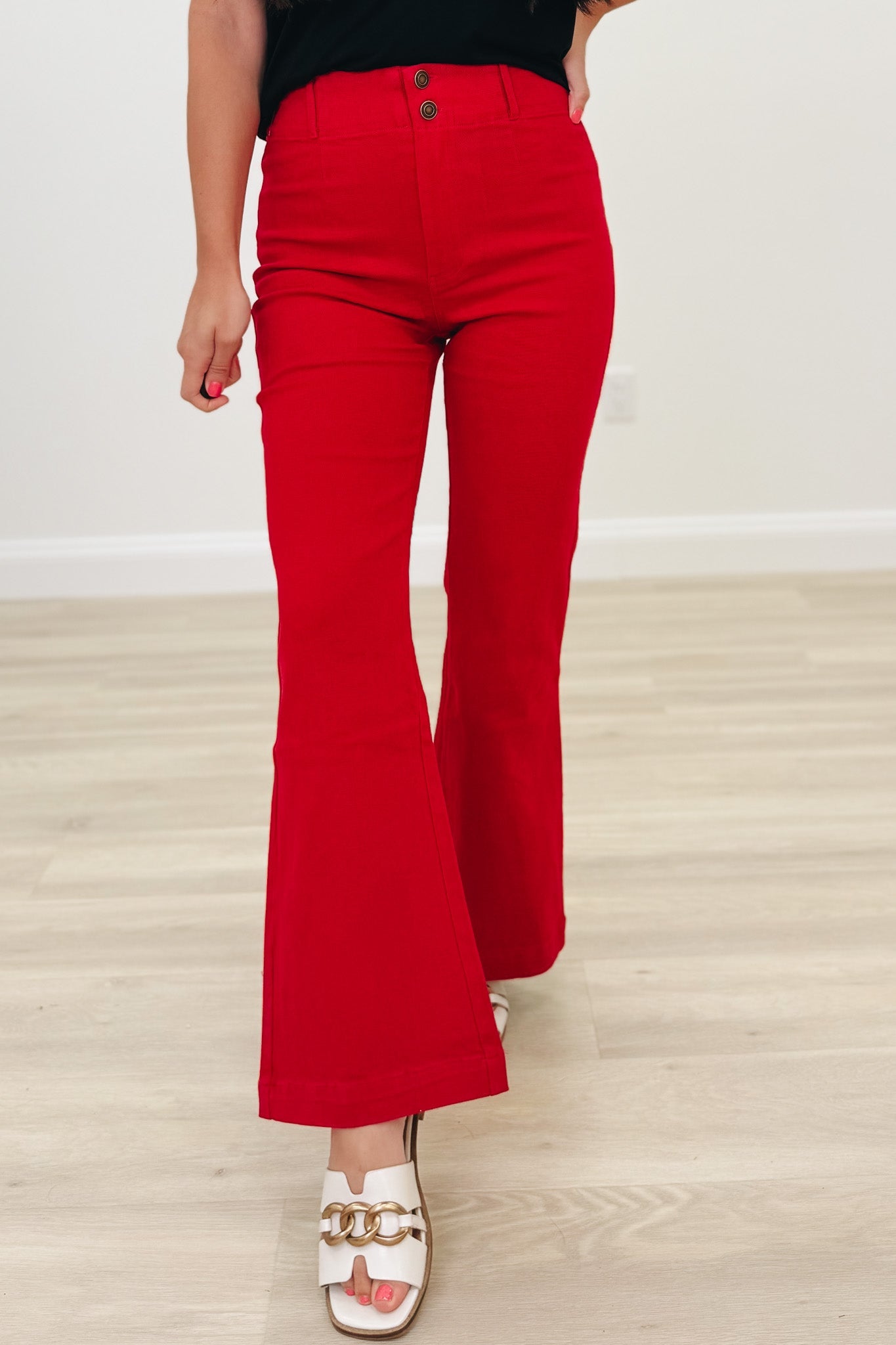 Streetlight Stunners Stretchy High Rise Wide Leg Flare Jeans - 5 Colors!