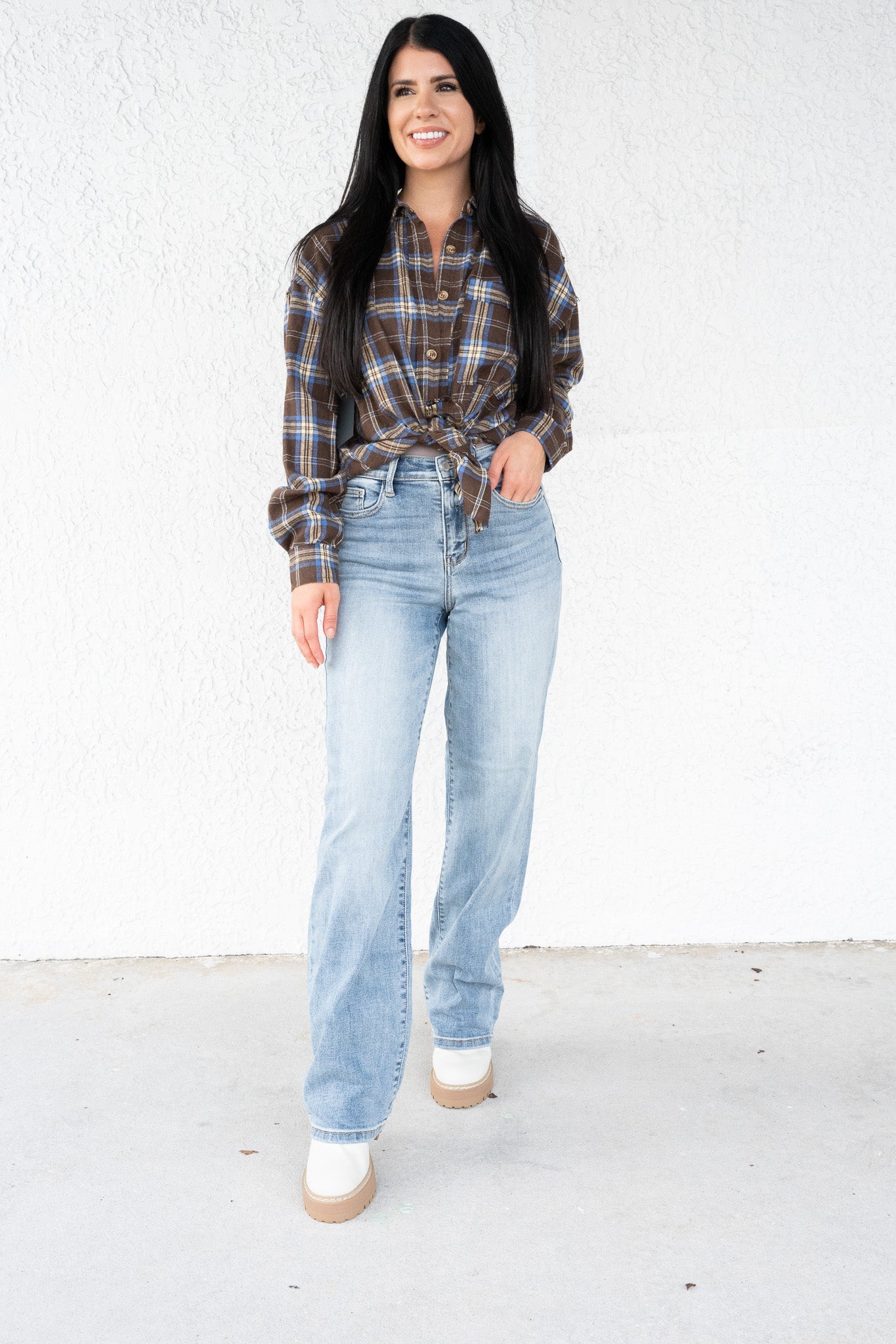 Judy Blue Jennifer High Rise Straight Leg Jeans