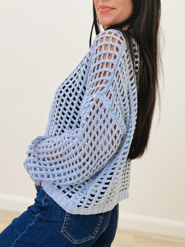 Open Horizons Crochet Cardigan- 3 Colors!