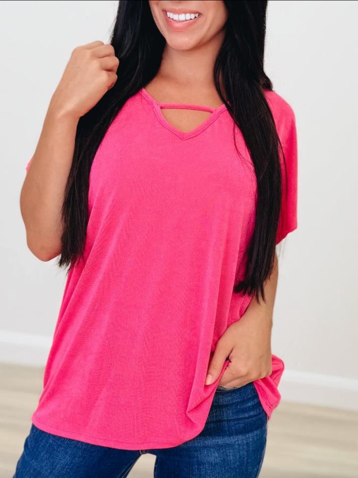 Basic Meets Style Top - 2 Colors!