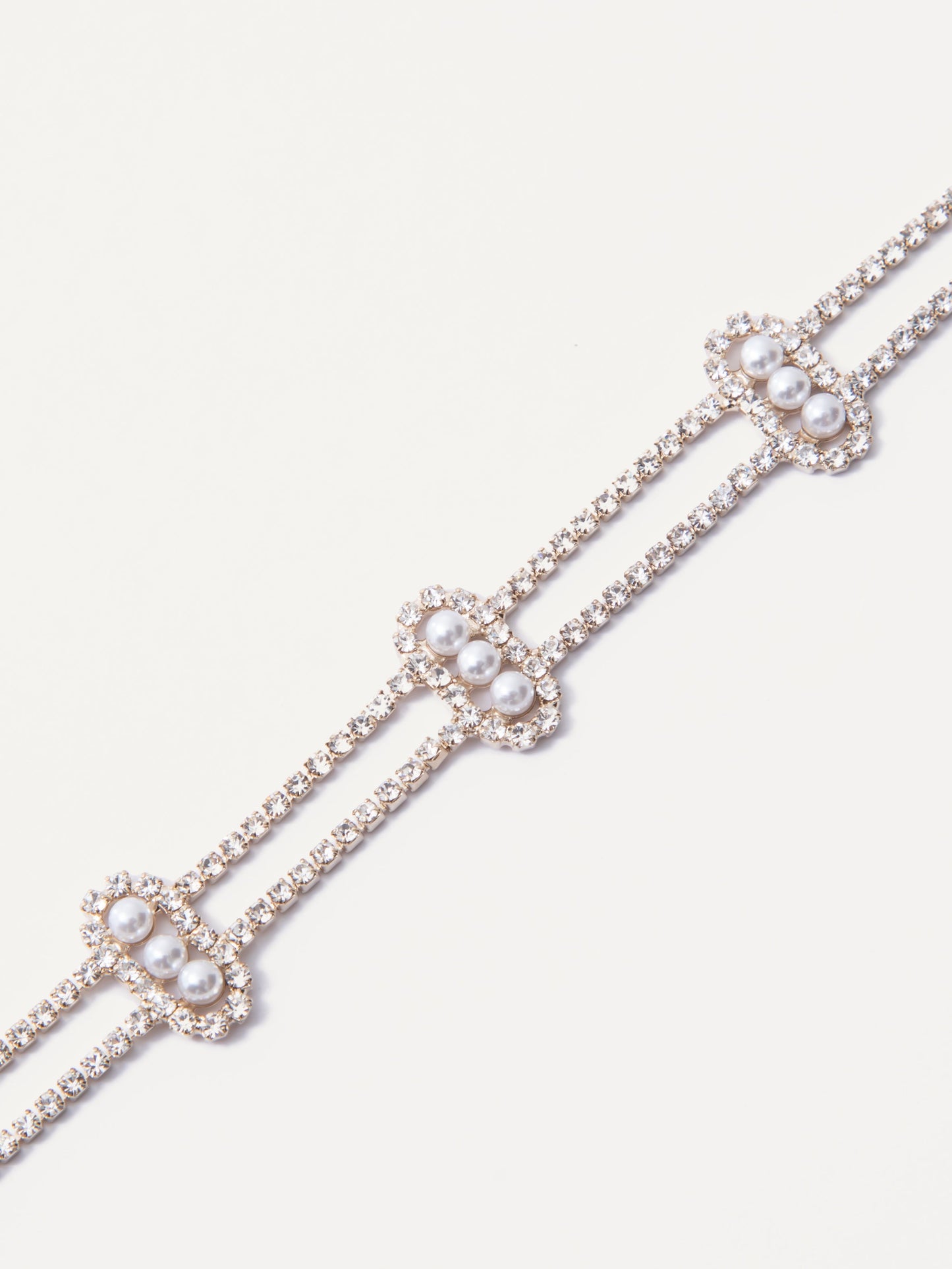 The Last Waltz Necklace - Metallic Linen