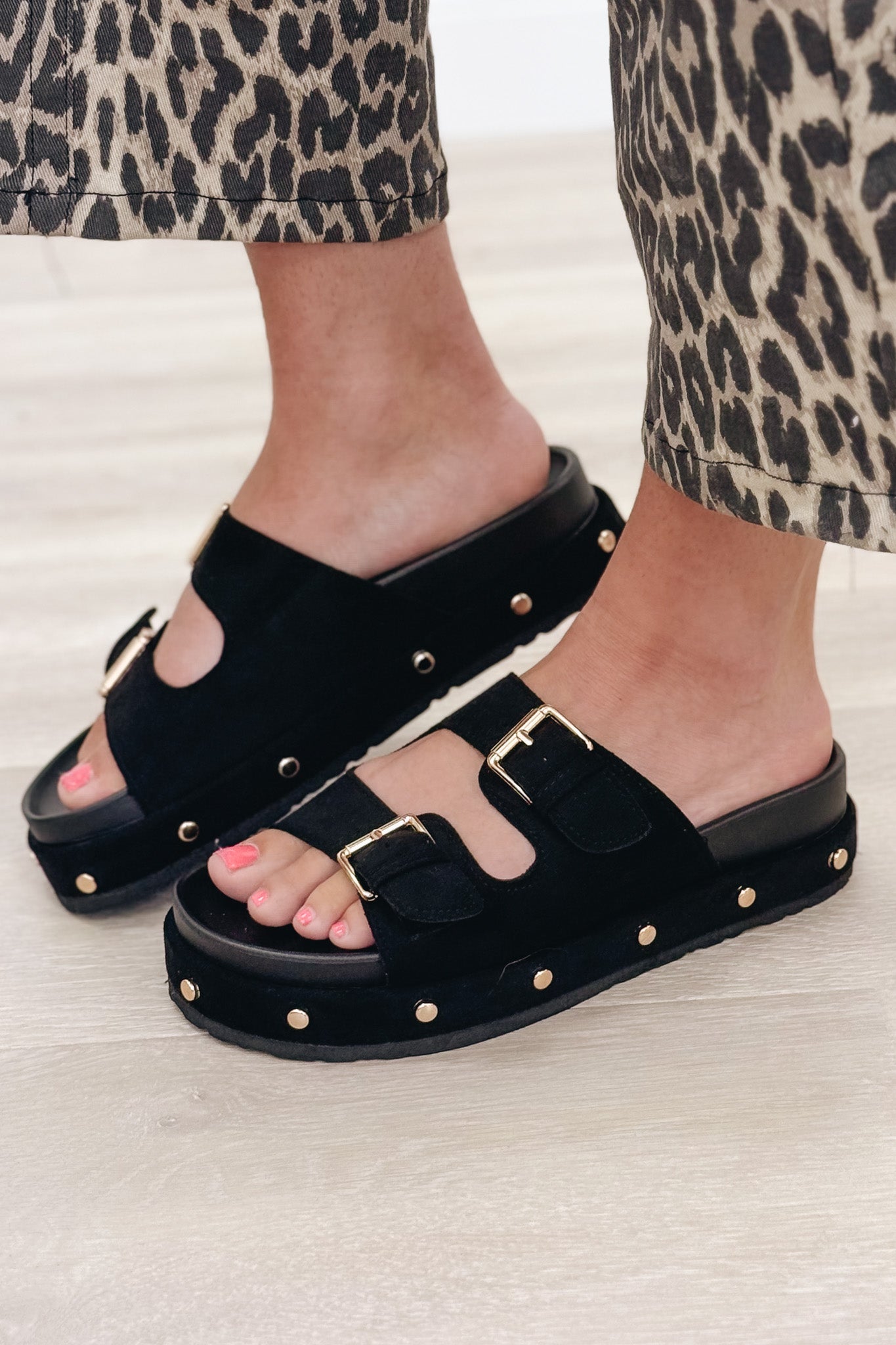 Summerya Platform Sandals - Black