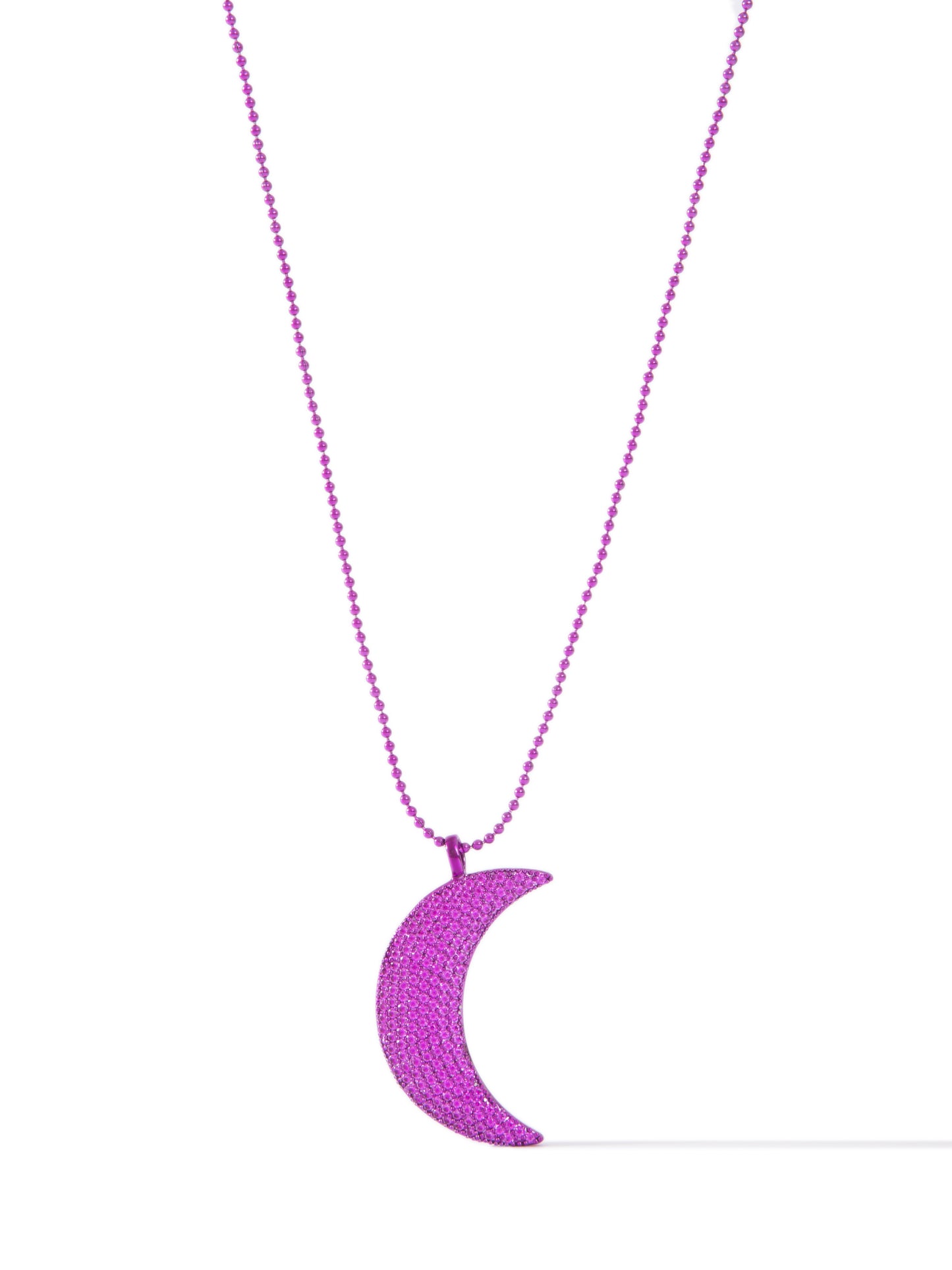 Crescent Moon Necklace - 3 Colors!