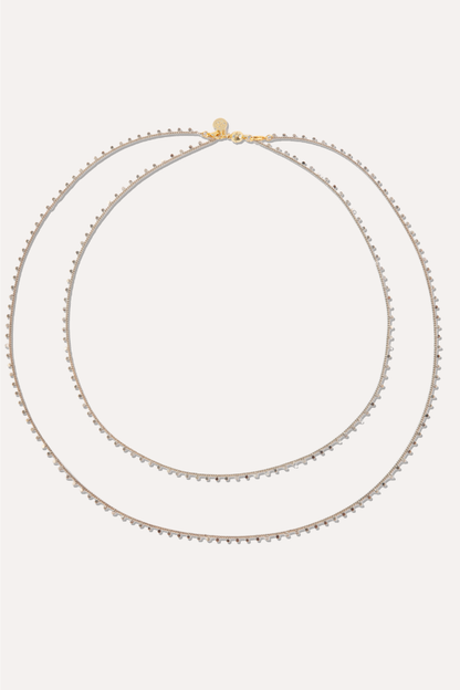Starfall Necklace - Metallic Linen