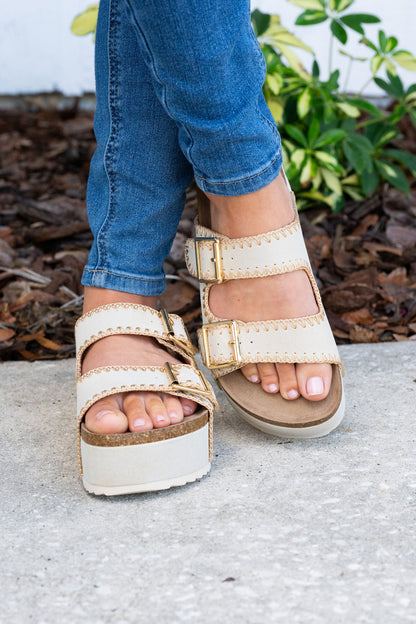 MIA Bowie Platform Sandals - 4 Colors!