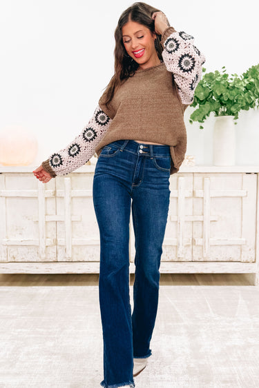 Slay Girl By Judy Blue - Vintage Frayed Hem Bootcut Jeans
