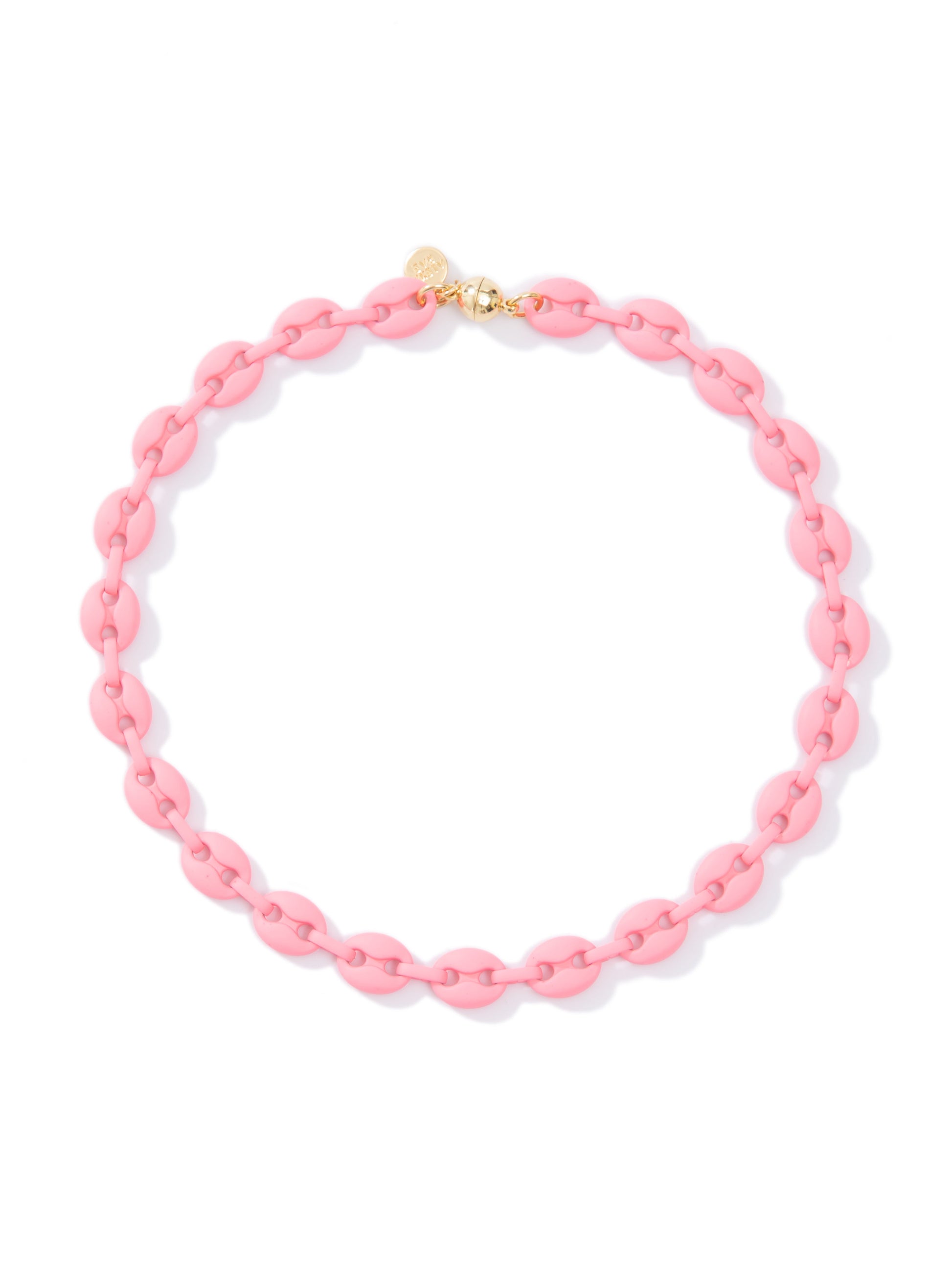Alaia Necklace - Matte BAR Babe Pink