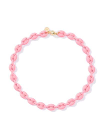 Alaia Necklace - Matte BAR Babe Pink