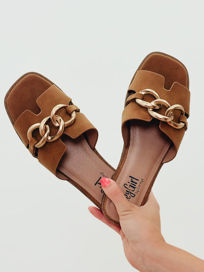 Corky's Off The Chain Sandals - Cognac