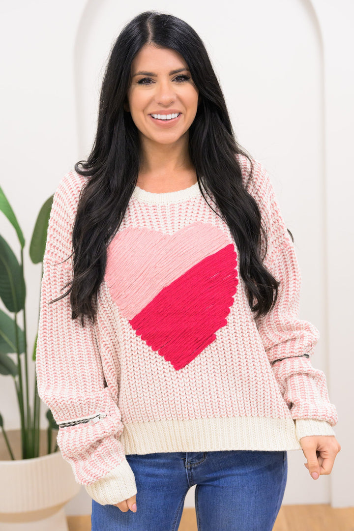 You Belong Here Sweater Top -  3 Colors!