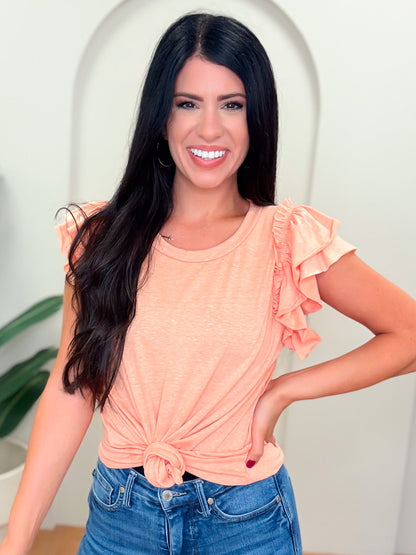 Ruffle & Flow Top - 4 Colors!