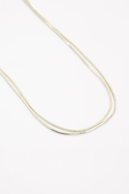 Halo Necklace - Metallic Mint Magnolia