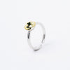 Mini Kat Ring - Silver Lemon