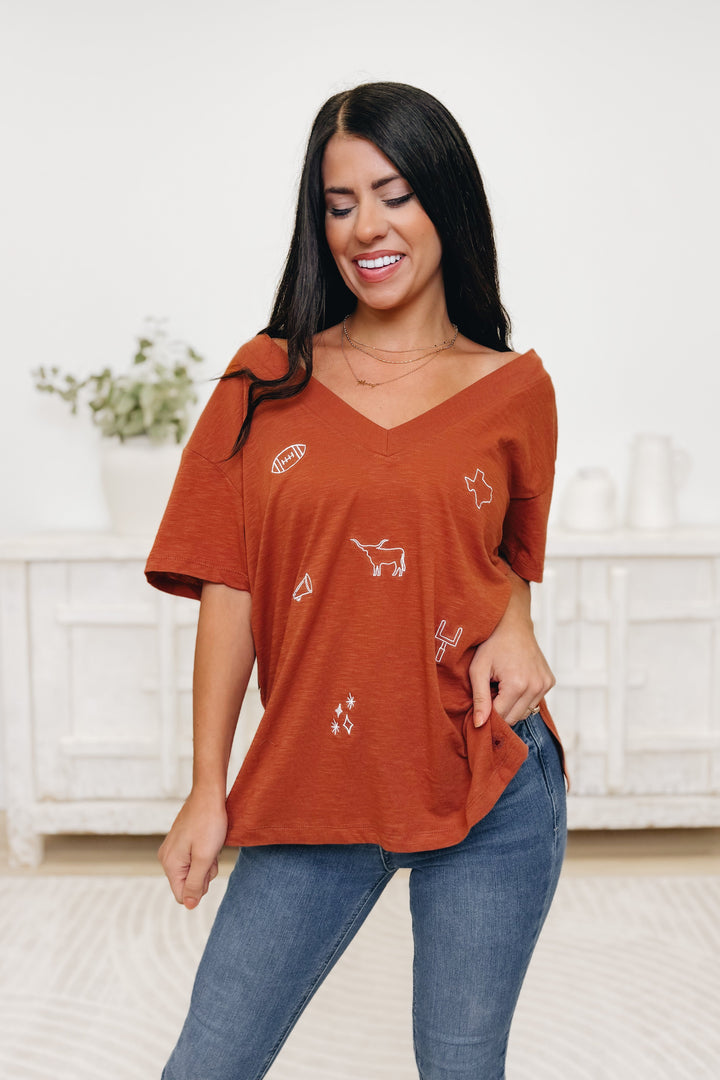 Football Elements Top - 3 Colors!