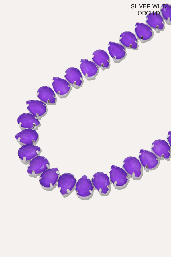 The BABE Neon Crystal Necklace - Multiple Colors!