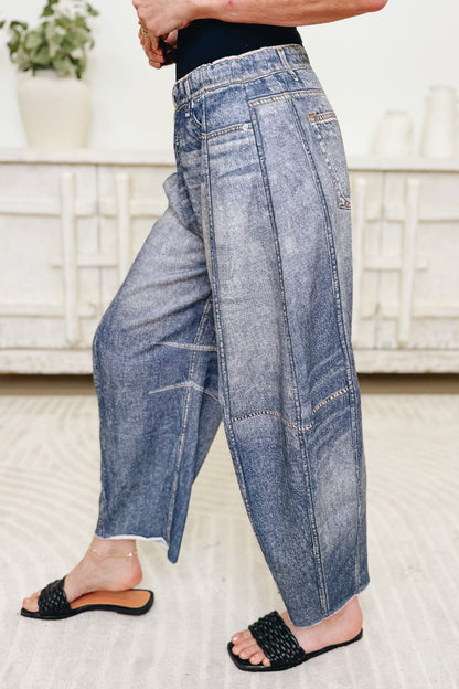 Front Row Seat Barrel Sweatpants - Denim