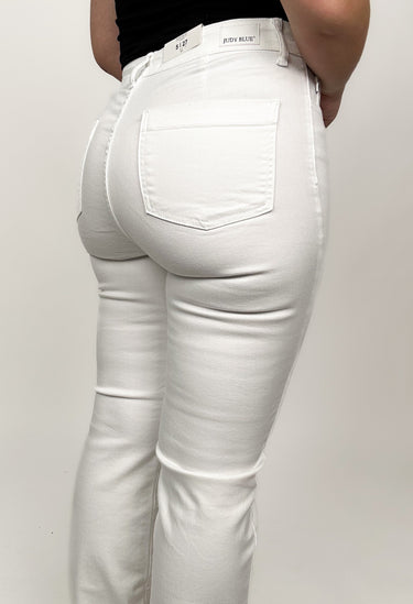 Judy Blue White Bootcut Jeans