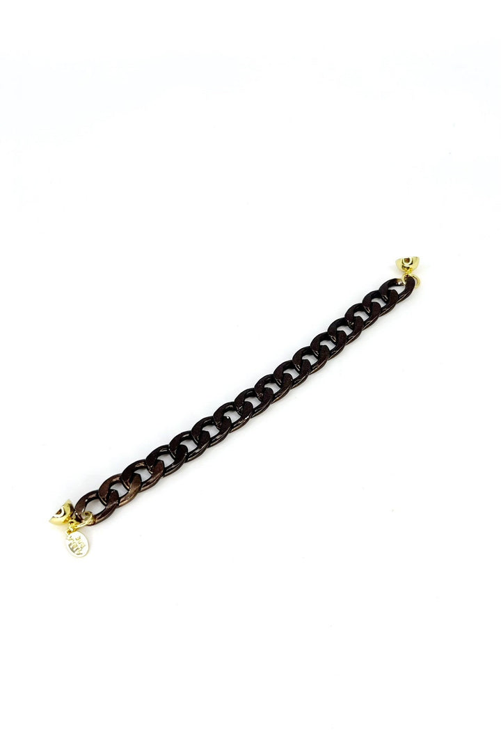 Shakira Bracelet - Metallic Coffee