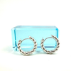 Leilani Earrings - Metallic Pearl White