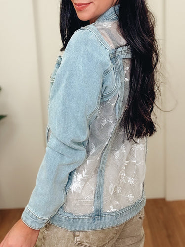 Saw You Elegantly Denim Jacket - 2 Colors!