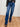 The Main Character By Risen - Tummy Control Straight Jeans - Dark