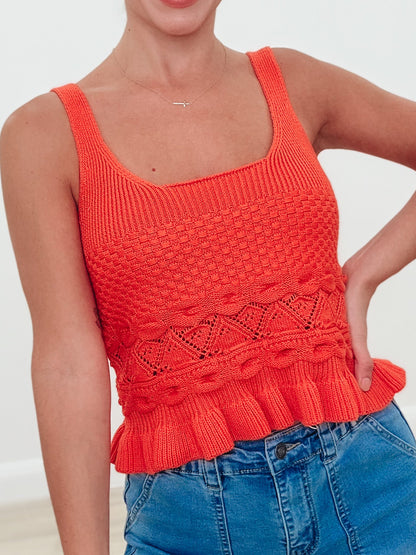 The Frill Factor Tank Top - 2 Colors!