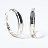 Christine Earrings - Metallic Linen