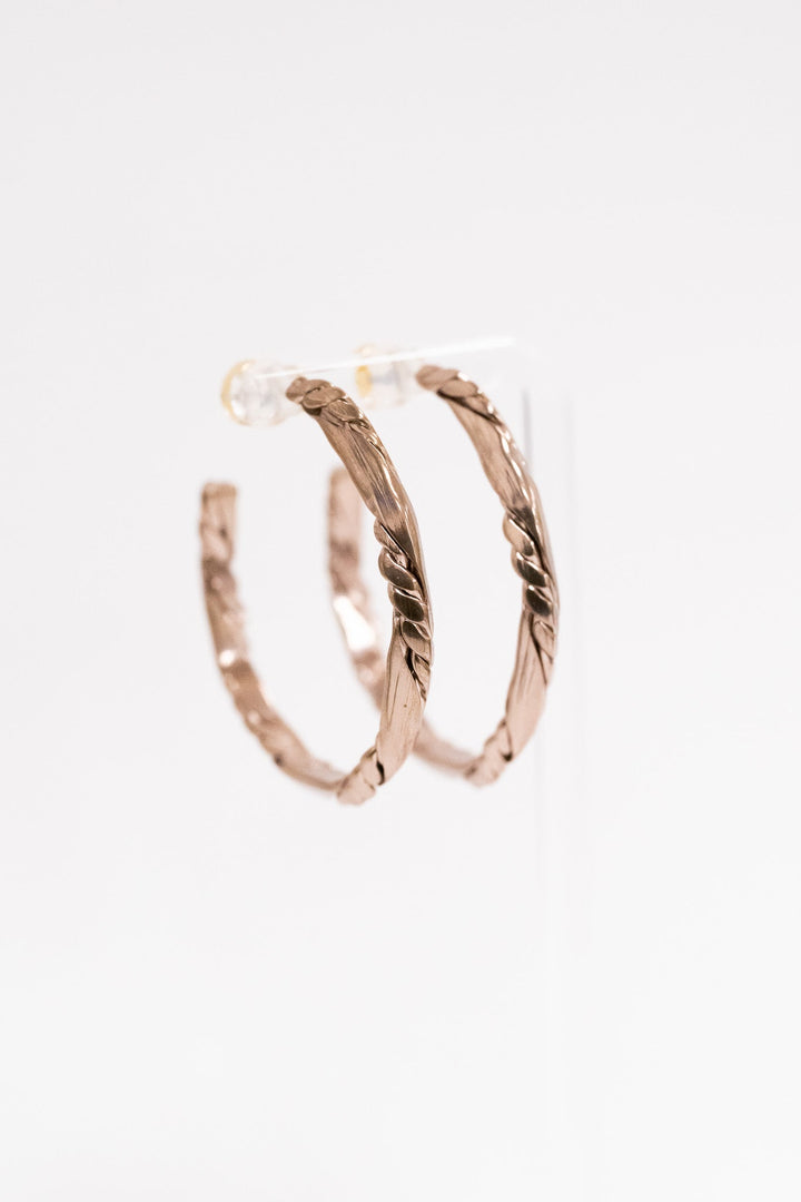 Good Times Earrings - Liquid Metallic Platinum