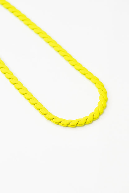 Always More Necklace - Matte Neon Yellow