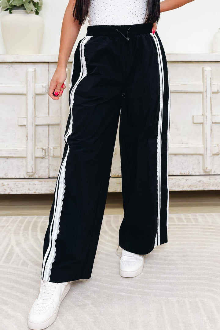 Side To Side Pants - Black Off White