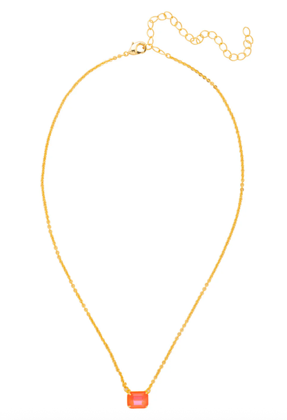 Sorrelli Octavia Single Crystal Pendant Necklace - Multiple Colors!
