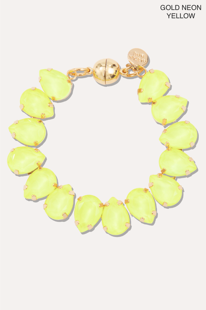 "BABE" Neon Crystal Bracelet - Multiple Colors!