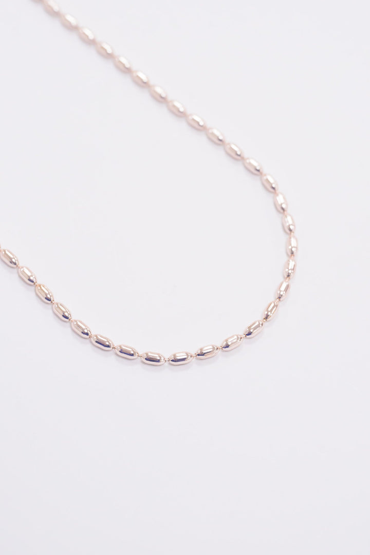 Maggie Necklace - Liquid Metallic Coconut