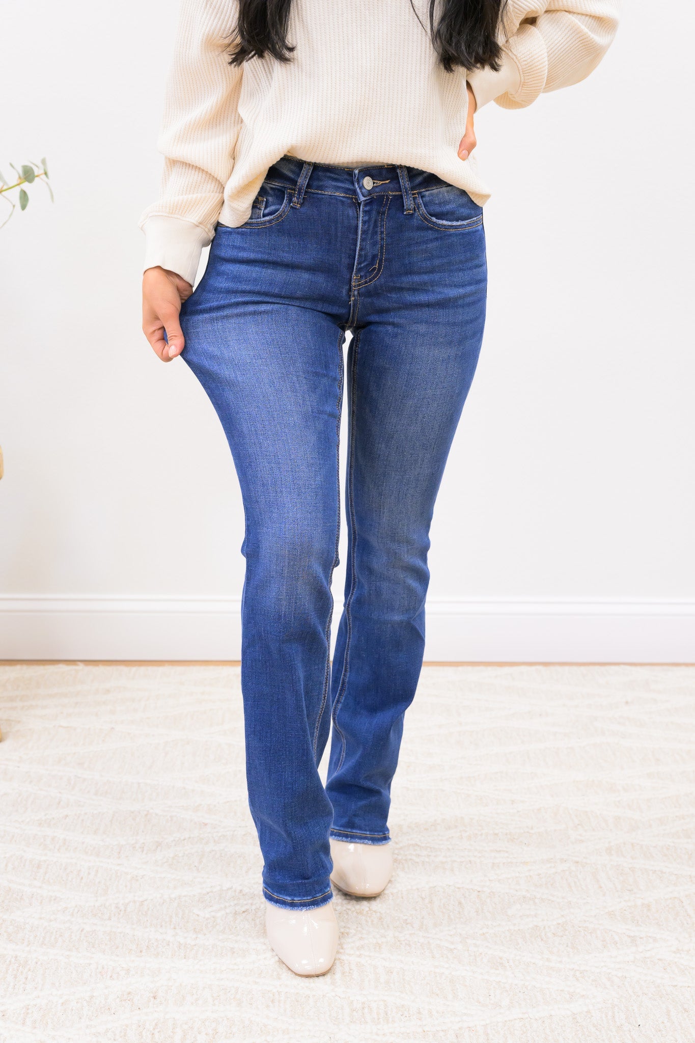 She's A Lady By Vervet - Mid Rise Bootcut Jeans