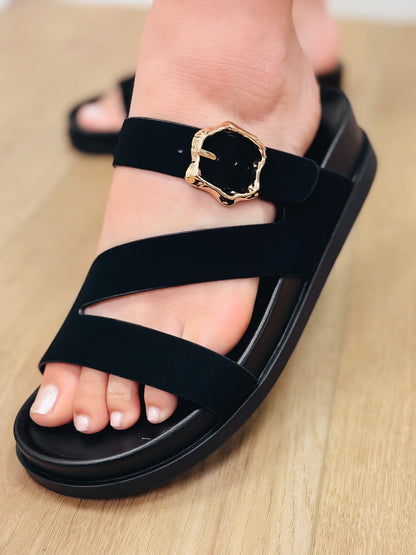 The Astrid Sandals - Black