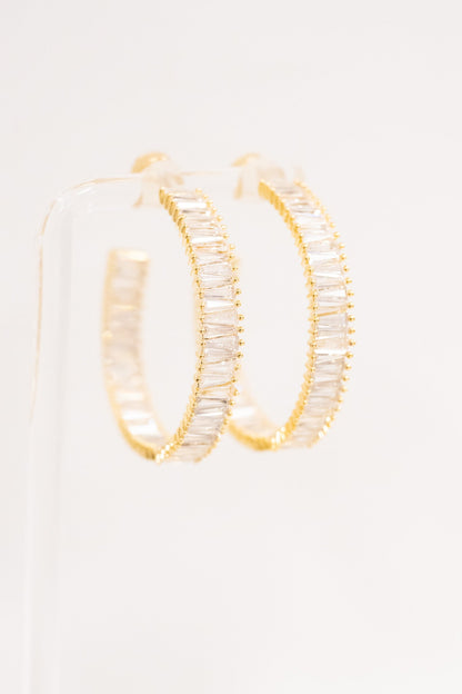 What Happens In Vegas Earrings - Gold