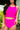 Somewhere On A Beach Neon Pink Halter Top