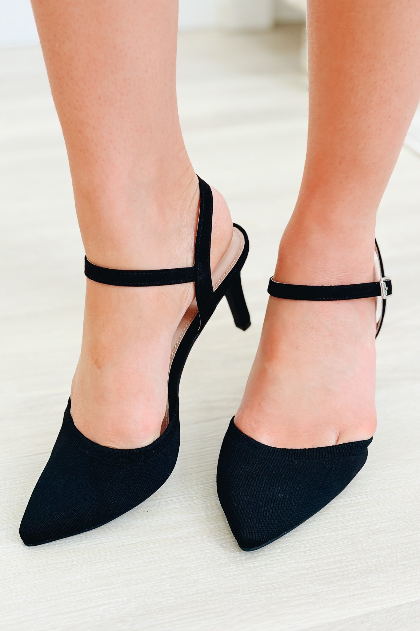 MIA Sanna Knit Heels -Black
