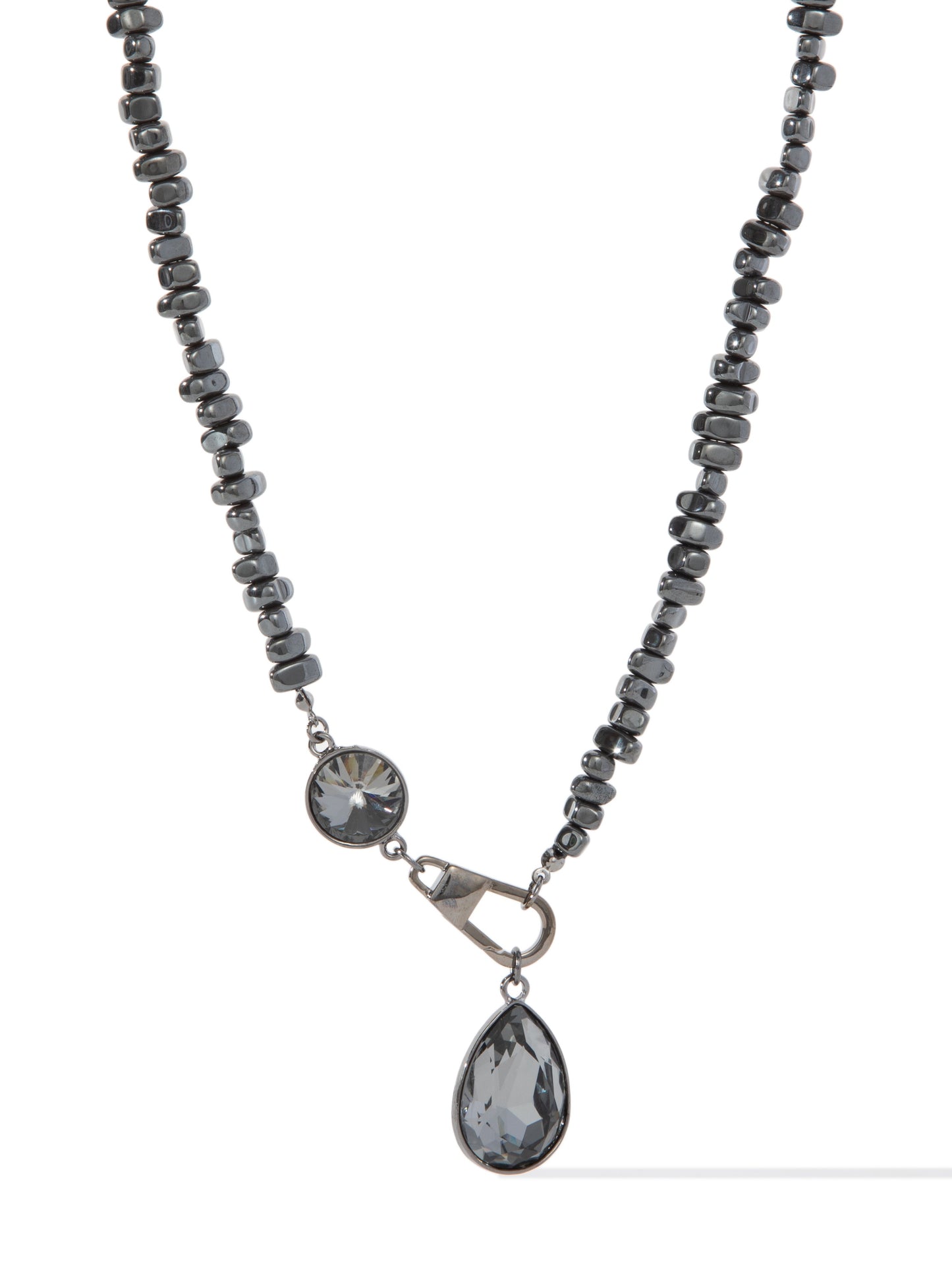 Rock Candy Necklace - Gunmetal
