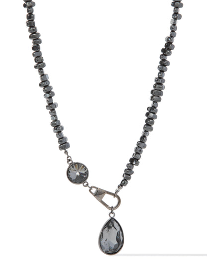 Rock Candy Necklace - Gunmetal