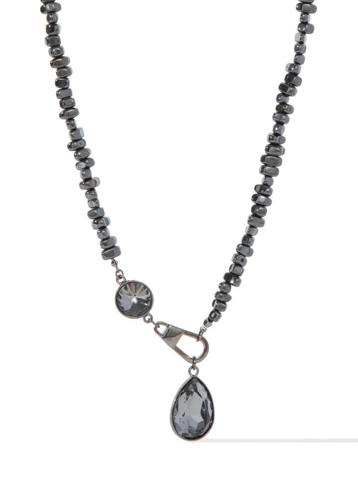 Rock Candy Necklace - Gunmetal