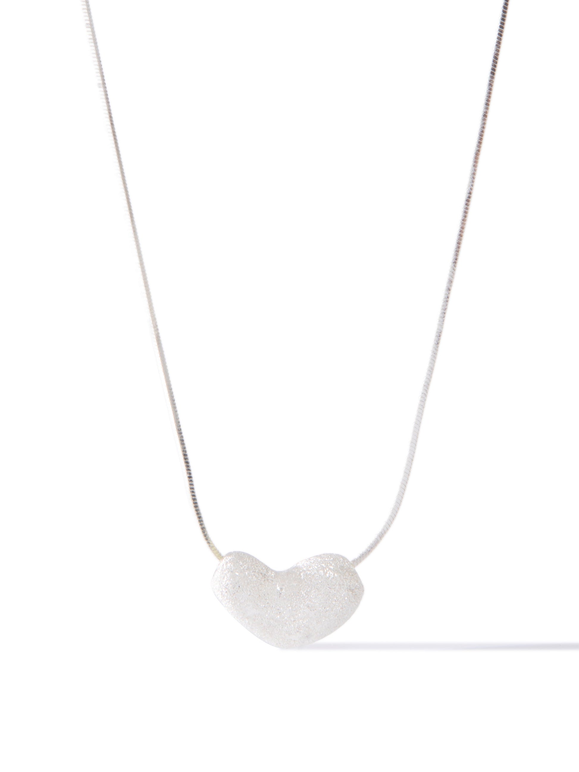 Take Me Away Necklace - Liquid Metallic Pearl White