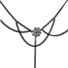 Charlotte's Web Necklace - Metallic Black