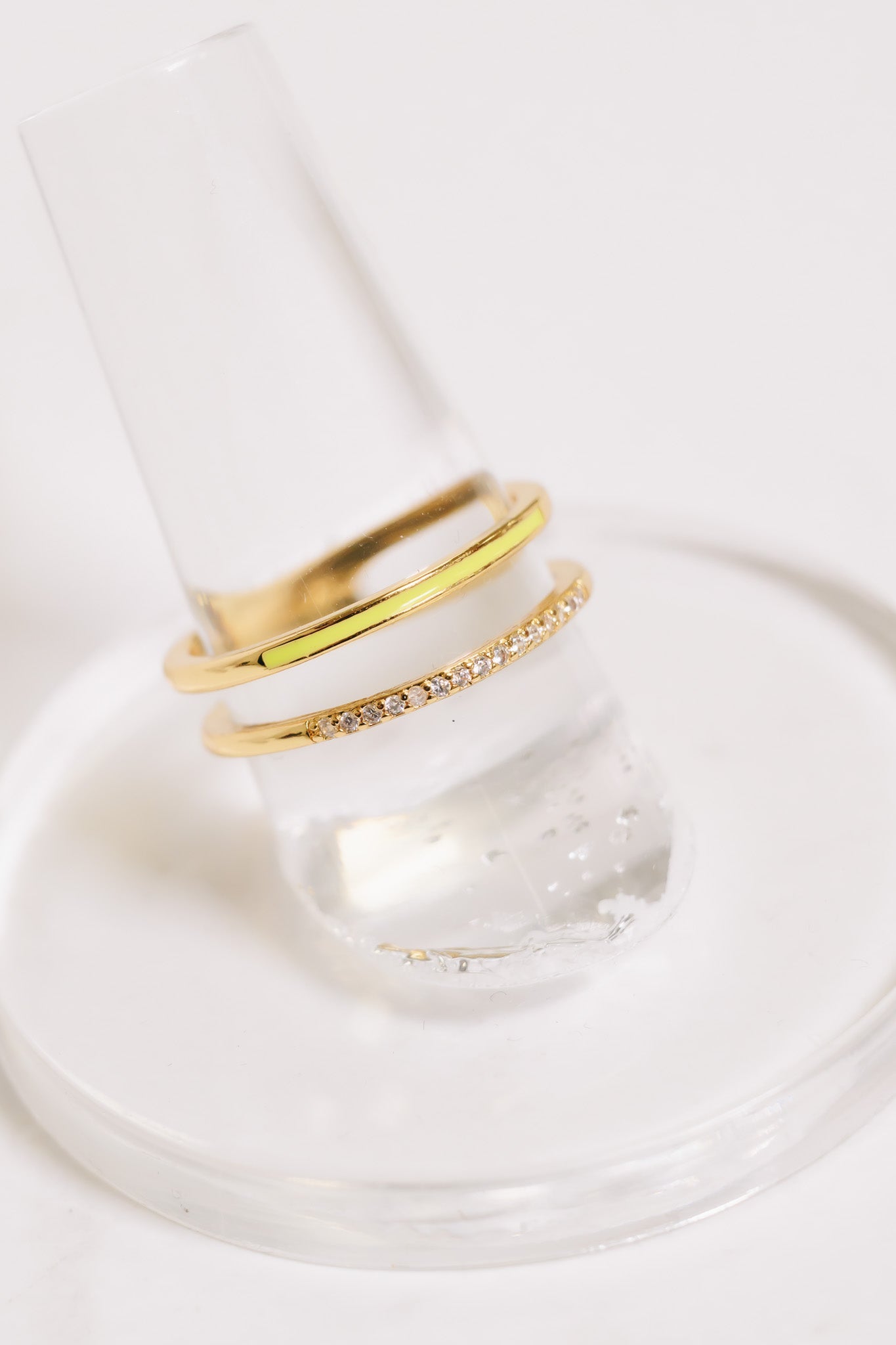 Neon Summer Ring - Gold Yellow