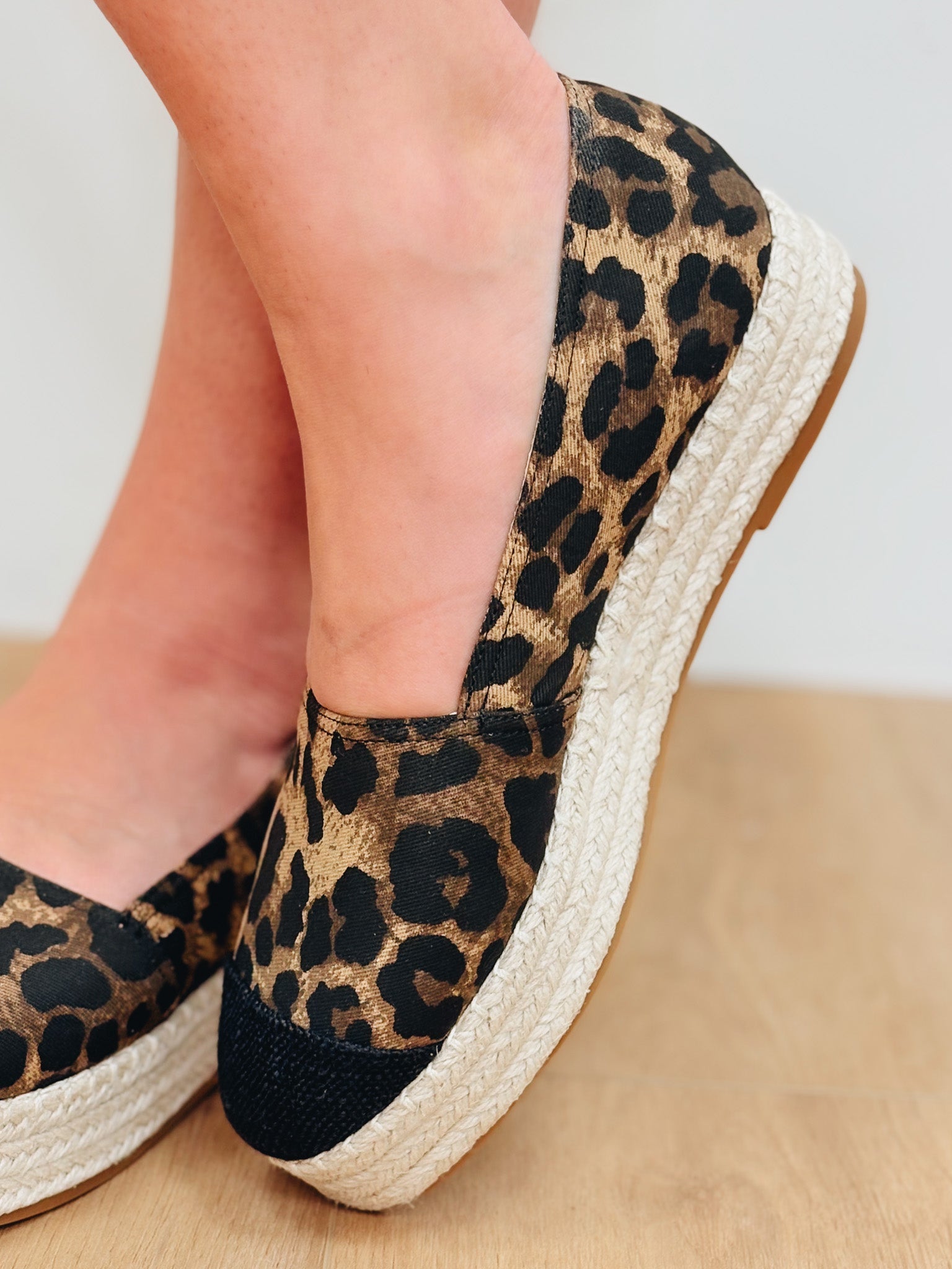 The Tulum Vacation Platform Shoe - Leopard