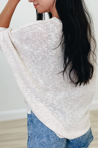 The Laid-Back Sweater Top - 2 Colors!