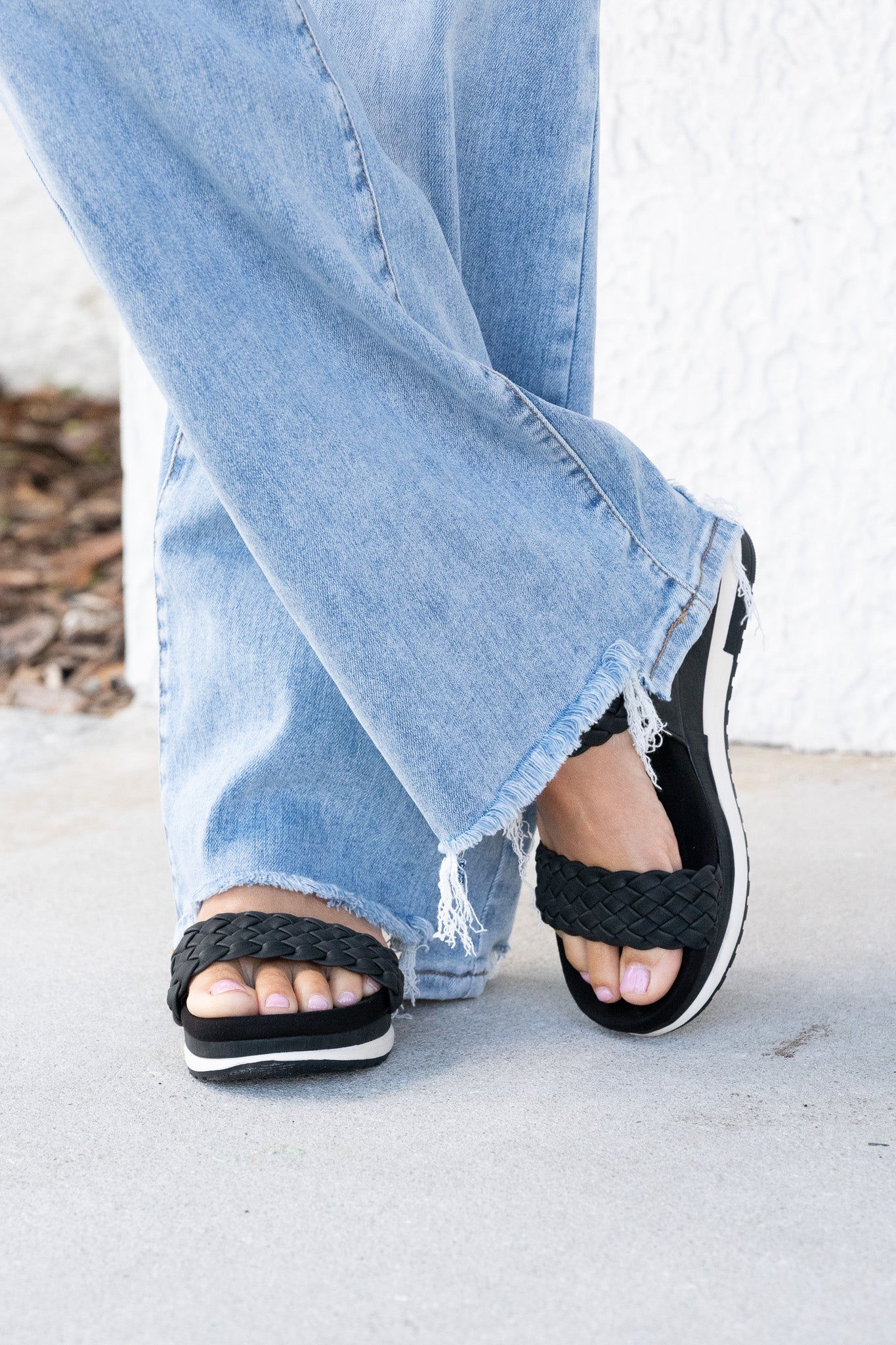 Brooke Jeans By Risen High Rise Wide Leg - Light