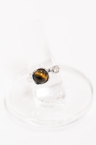 Lolli Ring - Silver Tiger's Eye