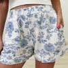 Fields Of Passion Floral Shorts - Blue Blossom