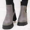 Super Chunky Chelsea Ankle Booties - Deep Charcoal